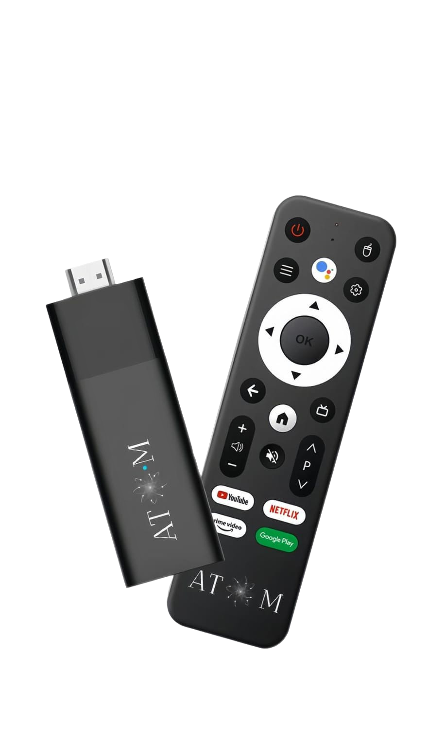 ATOM S2 Android TV Box مع ريموت كنترول
