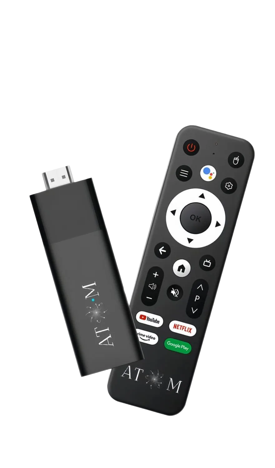 ATOM S2 Android TV Box مع ريموت كنترول